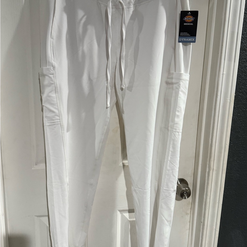 White women’s scrubs